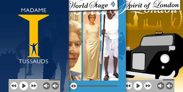 madame tussauds multimedia tour selected screens